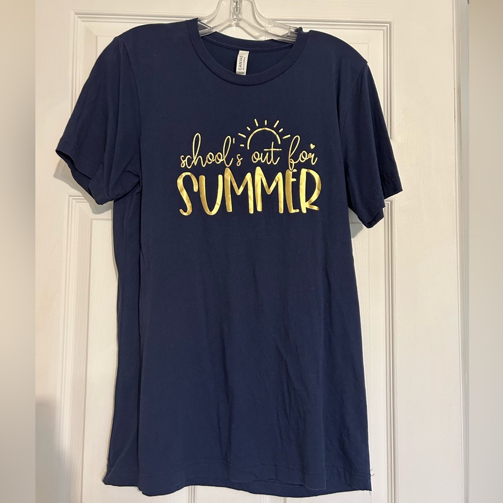 ‘School’s out for Summer’ short sleeve